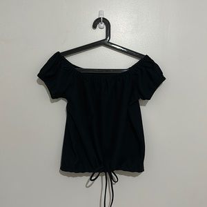 Madewell off shoulder cinch top